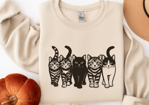 Five Cats SVG: A Creative Embroidery Choice