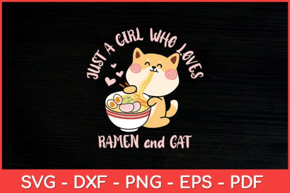 Just a Girl Who Loves Ramen Cat Anime